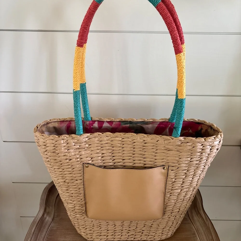 Patricia Nash Florina Woven Tote NWT - Picture 5 of 6